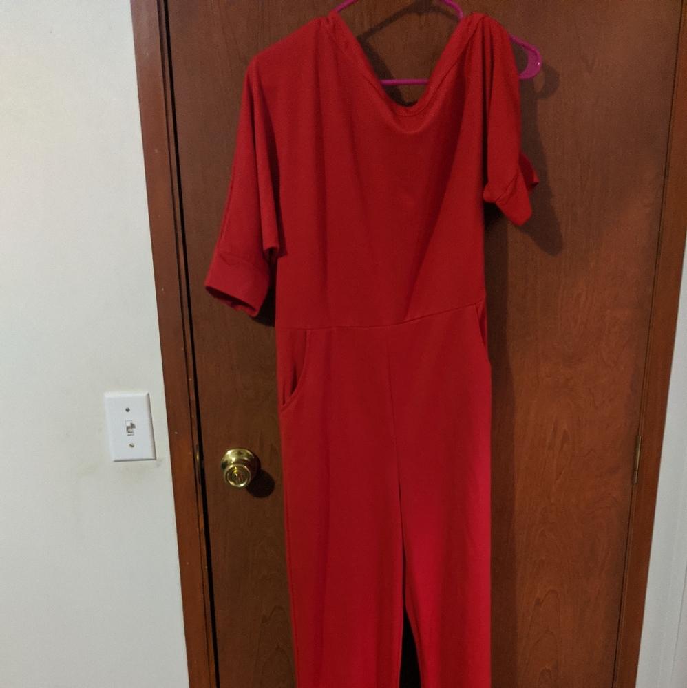 Off the shoulder jumpsuit